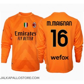 AC Milan Mike Maignan #16 Maalivahti Vieraspaita 2024-25 Pitkähihainen